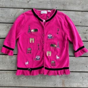 Vintage BellePointe “Paris” Embroidered Sweater